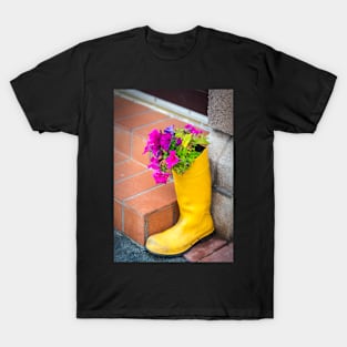 Flowers in the boot T-Shirt